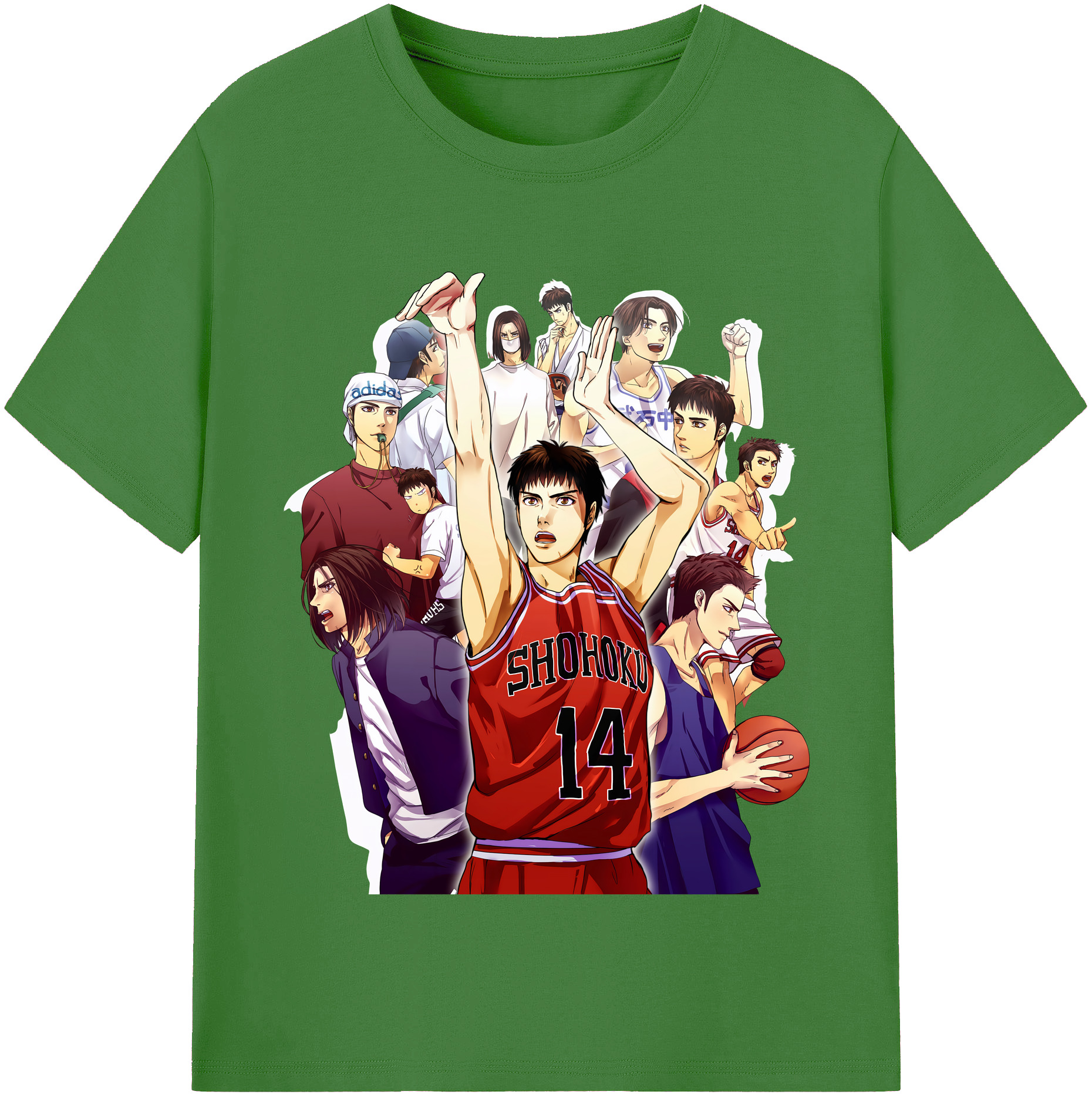 （画像用） SLAM DUNK／スラムダンク レディースカジュアルプリントTシャツ（綿100％）